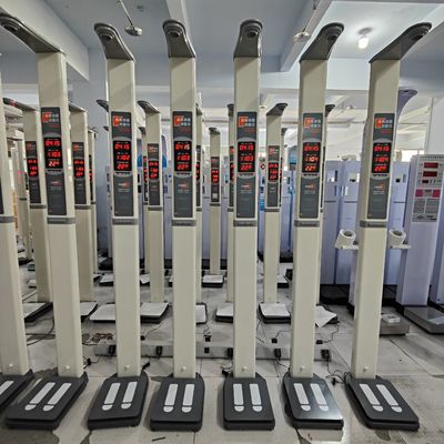 Escala de peso y altura por ultrasonido médica compacta y portátil para examen físico