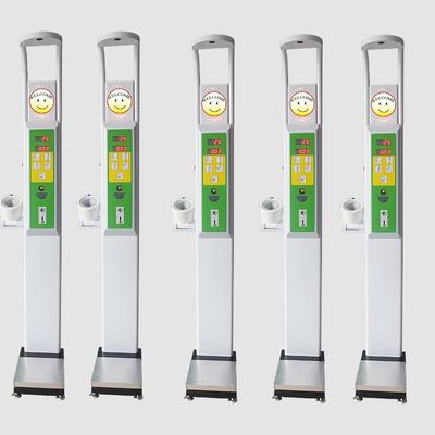 HW-600B Balanza electrónica Altura ultrasónica Peso de la grasa corporal Analista de BMI Balanza