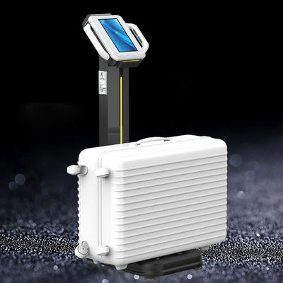 Display LED 300kg Capacidad Multifunción Escala de equipaje operada por moneda con analizador de grasa