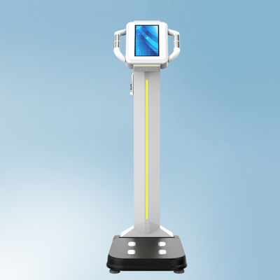 Ocho electrodos ABS y pantalla LCD de acero inoxidable Moneda Escala de grasa corporal para el control de salud