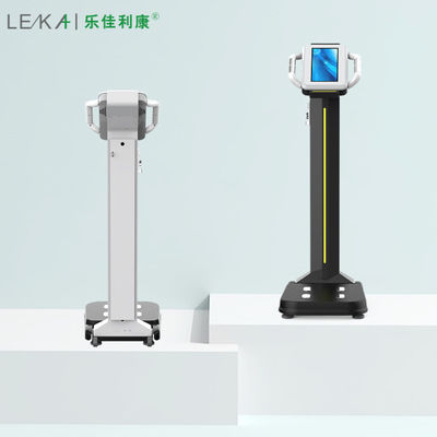 Ocho electrodos ABS y pantalla LCD de acero inoxidable Moneda Escala de grasa corporal para el control de salud