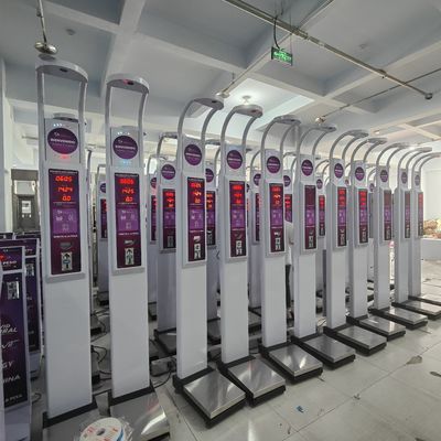 Máquina de medir la altura y el peso con accionamiento de monedas de acero con tamaño de embalaje 104*34*35cm