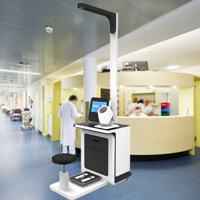 Quiosco médico de autoservicio Quiosco de detección inteligente para transmisión de datos sin fisuras