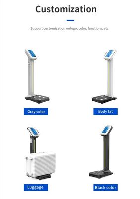 Diseño 2023 Máquina de análisis digital de grasa corporal para medir el peso y la composición corporal