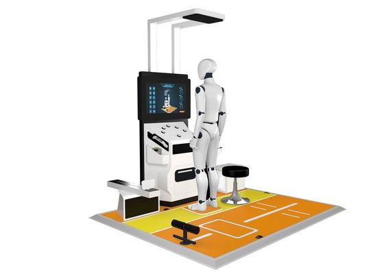 Máquina de prueba de aptitud corporal 80 artículos medibles para escuelas gimnasios y campos judiciales