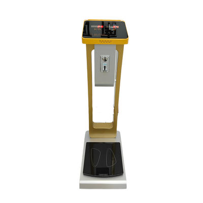 Balanza de equipaje de gimnasio con alta precisión operada con monedas con pantalla LED y logotipo personalizado 300kg