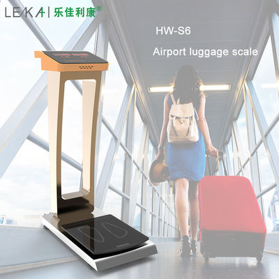 Moneda operada en hoteles y aeropuertos Escala de equipaje de 300 kg con pantalla LED de alta precisión