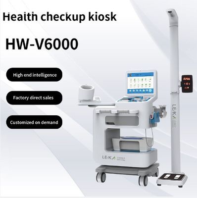 Quiosco de Telemedicina del Hospital Impresora A4 y ECG de 12 plomo para revisiones de salud personalizadas
