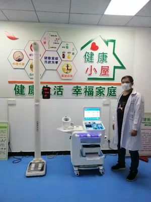 Quiosco de Telemedicina del Hospital Impresora A4 y ECG de 12 plomo para revisiones de salud personalizadas