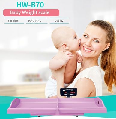 Escala digital para bebés de hospital con peso corporal de 16 kg y función inteligente en material de acero