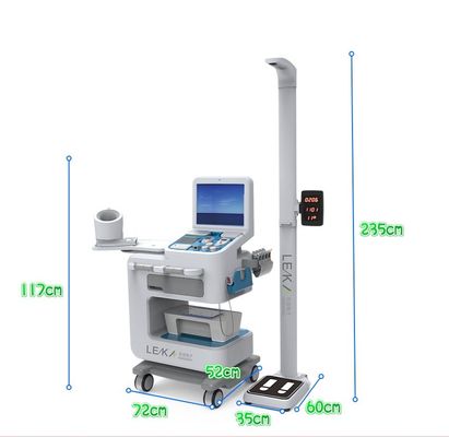 Máquina de quiosco de control de salud médica inteligente con impresora A4 y SDK fácil de usar