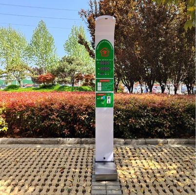 Escala personal operada con monedas con pantalla táctil LCD de 10,2&quot; y función de publicidad