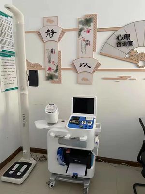 Máquina de diagnóstico de salud médica de autoservicio con ABS de alta resistencia y función SDK