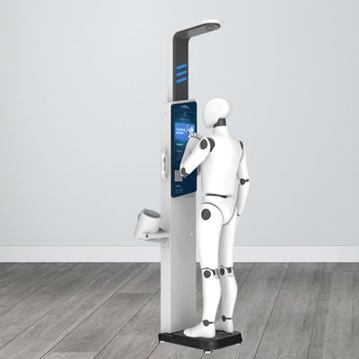 AC100-240V de alimentación de la moneda operada 500kg Electrónica de la grasa corporal médica Escala de altura