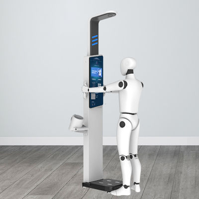 AC100-240V de alimentación de la moneda operada 500kg Electrónica de la grasa corporal médica Escala de altura