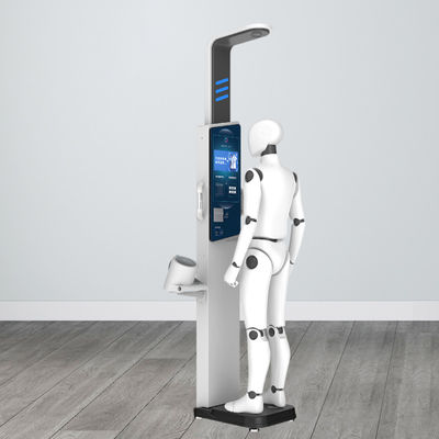 AC100-240V de alimentación de la moneda operada 500kg Electrónica de la grasa corporal médica Escala de altura
