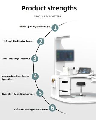 Quiosco de control de salud con suministro de energía AC100-240V y WIFI