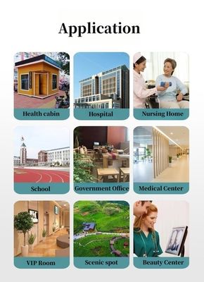 Quiosco de control de salud con suministro de energía AC100-240V y WIFI