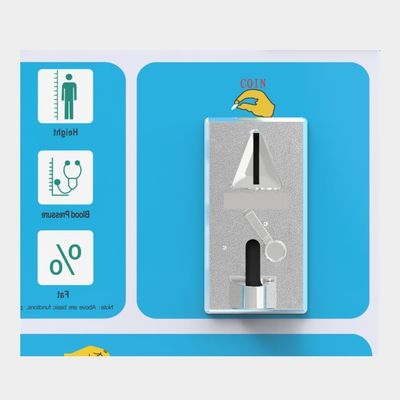 Centro de auto-salud fácil de usar Analisador de salud de altura y peso de ultrasonido