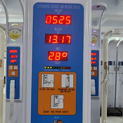 Soporte de ODM personalizado Máquina de venta médica ultrasónica para seguimiento del IMC y la altura