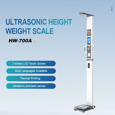 Escala personal 33*46*230cm Escala de altura y peso digital eléctrica con impresión