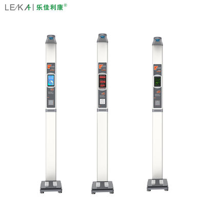 Mejor máquina de medición de peso corporal y altura 33 * 46 * 230cm con opción de pantalla LED / LCD