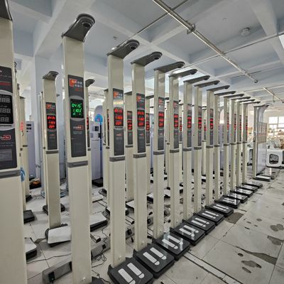 Hospital Ultrasonido Medico Escala de altura y peso 500Kg IMC Escala permanente con ODM