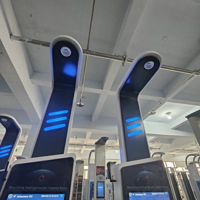 Escala profesional de altura y peso digital por ultrasonido para hospitales tamaño 33*55*235cm