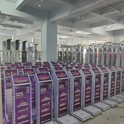 Escala de peso de equipaje de moneda fácil de usar con impresora Tamaño total 33*55*100cm