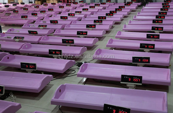 Escala de longitud y peso del bebé Medidor de altura conveniente con fuente de alimentación DC12V