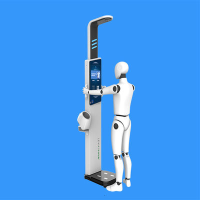 Máquina de análisis de cuerpo de autoservicio para medir la altura y el peso