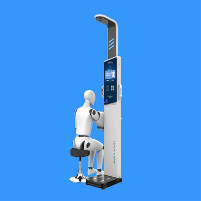 Máquina de análisis de cuerpo de autoservicio para medir la altura y el peso