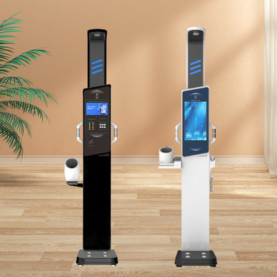 Analista de cuerpo de pantalla táctil LCD de 19 pulgadas para análisis completo del peso y la altura de los adultos