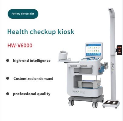 Full Touch LCD Screen Body Check Up Kiosk para clínicas Solución de autoservicio inteligente