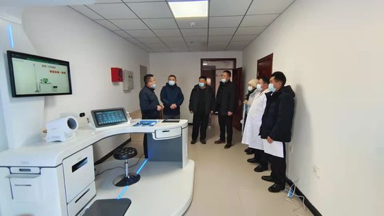 Máquina de examen físico multifunción HW-V9000 con pantalla LCD táctil completa de 32'