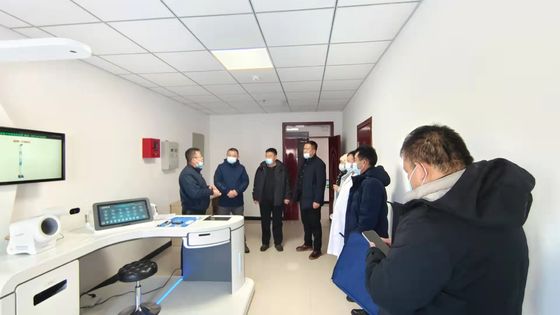 Máquina de examen físico multifunción HW-V9000 con pantalla LCD táctil completa de 32'