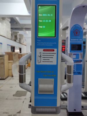 Escala de altura de gimnasio certificada CE ISO9001 con analizador de peso e índice de masa corporal