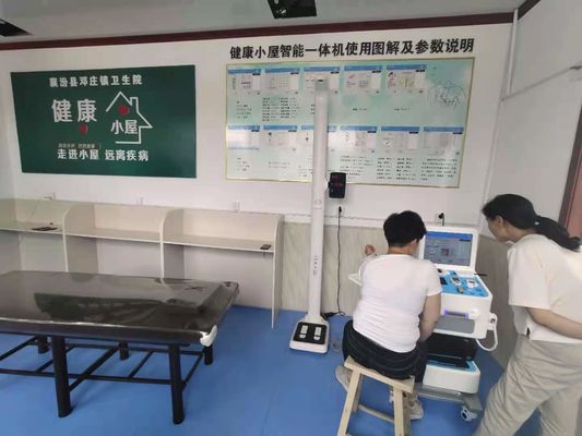 15' pantalla táctil LCD Smart Full Body Check Up Kiosco para centros de salud