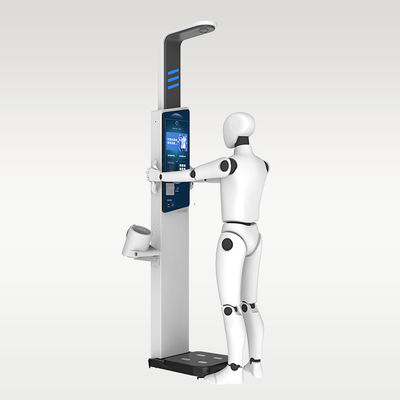 N.W 43kg Analista de IMC Quiosco de control de salud con rango de medición de altura 0-210cm