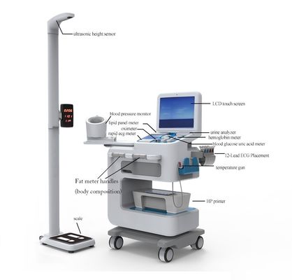 Máquina de diagnóstico de autoservicio con ABS de alta resistencia y fuente de alimentación AC100-240V