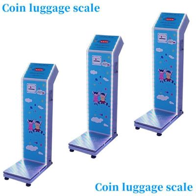 Alquiler o venta de equipaje de aeropuerto Escala de peso corporal de moneda con precisión de 0,1 kg