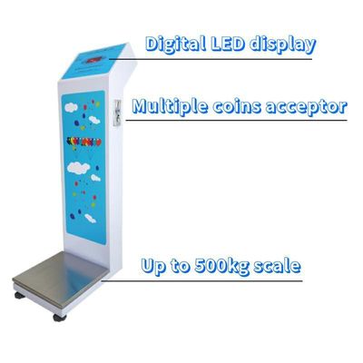 AC 100-240V Alimentación de peso de equipaje operado por monedas con N.W/G.W de 27KG/30KG