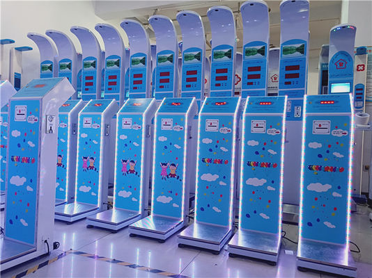 Balanza corporal compacta AC100-240V para venta en farmacia gimnasio centro de fitness aeropuerto hotel