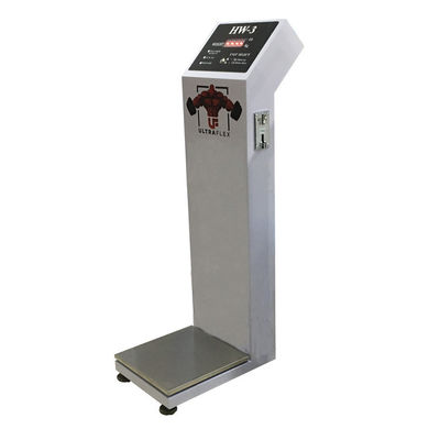 Rango de peso exacto 8-200kg Escala corporal para gimnasio operado por monedas y tamaño general 34*50*123cm