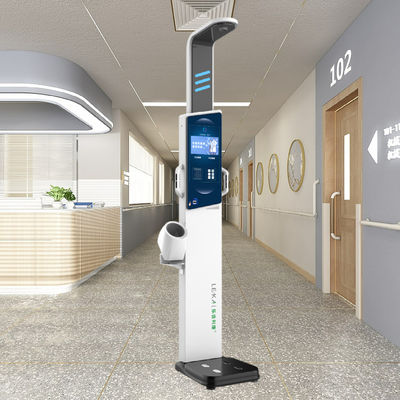 Escala de análisis de grasa corporal de altura ultrasónica con voltaje de trabajo AC100-240V N.W 47kg