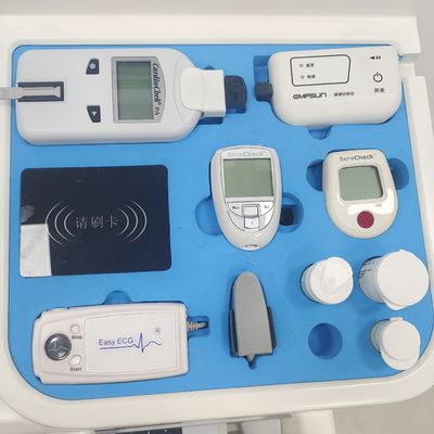 Máquina de examen físico de autoservicio con impresora A4 y color personalizable