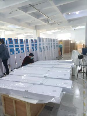 Soporte personalizado N.W. 42KG Máquina digital de altura y peso para los requisitos finales