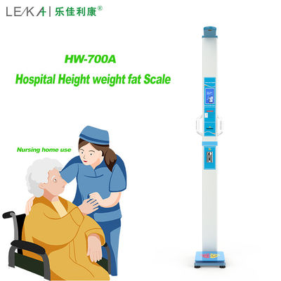 Analista de grasa corporal plegable para el control hospitalario