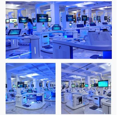 Quiosco médico avanzado para la evaluación de la salud de telemedicina 18.5 pulgadas 21.5 pulgadas pantalla