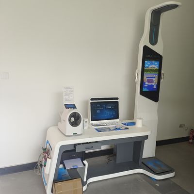 HW-V7000 Quiosco de control de salud médica Inteligente Control de cuerpo completo Examen físico